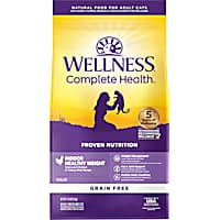 Wellness Complete Health Grain-Free Indoor Healthy Weight Chicken & Turkey Meal Recipe Dry Cat Food