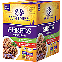 Wellness Complete Health Healthy Indulgence Grain Free Shreds Variety Pack Wet Cat Food