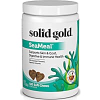 Solid Gold SeaMeal Chews for Skin & Coat, Digestive & Immune Health With Natural, Grain Free Supplement for Dogs