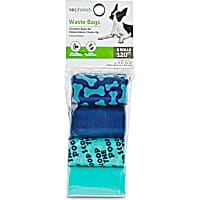 So Phresh Blue and Aqua Bones-Print Dog Waste Bags
