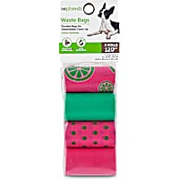 So Phresh Pink and Green Citrus-Print Dog Waste Bags