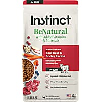 Instinct Be Natural Real Beef & Barley Recipe Freeze-Dried Raw Coated Dry Dog Food