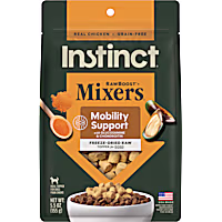 Instinct Freeze Dried Raw Boost Mixers Grain Free Mobility Support Grain Free All Natural Dog Food Topper