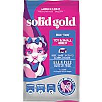 Solid Gold Grain Free Mighty Mini Beef Sweet Potato & Apple Adult Dry Dog Food