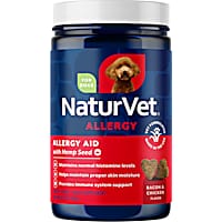 NaturVet Hemp Allergy Aid Soft Chews for Dogs