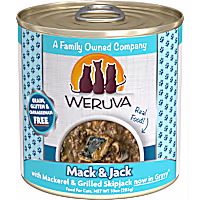Weruva Classics Mack & Jack with Mackerel & Grilled Skipjack in Gravy Wet Cat Food