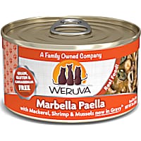 Weruva Classics Marbella Paella with Mackerel, Shrimp & Mussels in Gravy Wet Cat Food