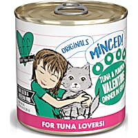 B.F.F. Minced Valentine Tuna & Pumpkin Dinner in Gravy Wet Cat Food