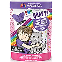 B.F.F. OMG Baby Cakes Tuna & Beef Dinner in Gravy Wet Cat Food
