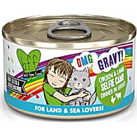 B.F.F. OMG Selfie Cam! Chicken & Lamb Dinner in Gravy Wet Cat Food