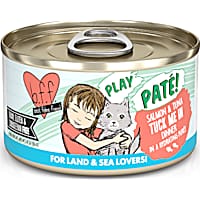 B.F.F. P.L.A.Y. Tuck Me In Salmon & Tuna Dinner in a Hydrating Puree Wet Cat Food