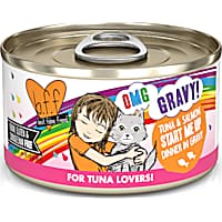 B.F.F. OMG Start Me Up Tuna & Salmon Dinner in Gravy Wet Cat Food