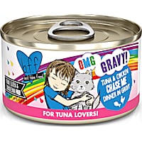 B.F.F. OMG Chase Me Tuna & Chicken Dinner in Gravy Wet Cat Food