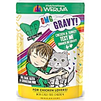 B.F.F. OMG Text Me Chicken & Turkey Dinner in Gravy Wet Cat Food