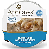 Applaws Natural Tilapia Flakes with Shrimp in Gravy Wet Cat Food
