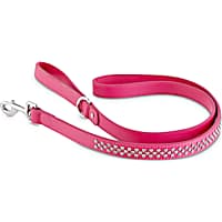 YOULY The Diva Leather Bling Pink Dog Leash
