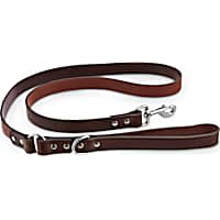 Bond & Co. Mahogany Leather Leash