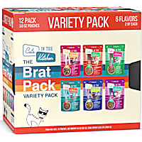 Cats in the Kitchen Slide 'n Serve Pate The Brat Pack Variety Pack Wet Cat Food