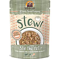 Weruva Stew! Stir the Pot Lamb, Chicken and Salmon Dinner in Gravy Wet Cat Food