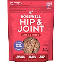 Dogswell Hip & Joint Soft Strips Grain-Free Duck Recipe for Dogs