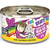 B.F.F. OMG Dream Team Chicken & Duck Dinner in Gravy Wet Cat Food