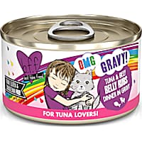 B.F.F. OMG Belly Rubs Tuna & Beef Dinner in Gravy Wet Cat Food