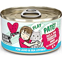 B.F.F. P.L.A.Y. Trickster Duck & Tuna Dinner in a Hydrating Puree Wet Cat Food