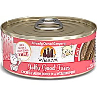Weruva Pate Jolly Good Fares Chicken & Salmon Dinner in a Hydrating Puree Wet Cat Food