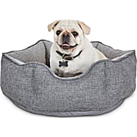 EveryYay Cozy Cottage Gray Hexagon Nester Dog Bed