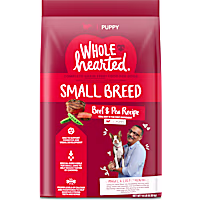 WholeHearted Grain Free Small Breed Beef and Pea Recipe Dry Puppy Food