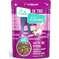 Cats in the Kitchen Slide 'n Serve Pate Cat to the Future Chicken & Salmon Dinner Wet Food