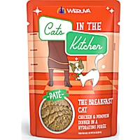 Cats in the Kitchen Slide 'n Serve Pate The Breakfast Cat Chicken & Pumpkin Dinner Wet Food