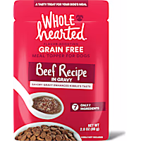 WholeHearted Beef Recipe in Gravy Dog Meal Topper