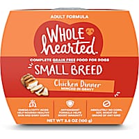 WholeHearted Grain Free Small Breed Chicken Dinner Adult Wet Dog Food