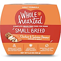 WholeHearted Grain Free Small Breed Chicken and Salmon Dinner Adult Wet Dog Food