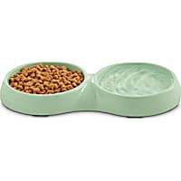 Harmony Mint Double Cat Bowl Base