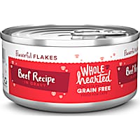 WholeHearted Grain Free Beef Recipe Flaked Wet Cat Food for All Life Stages