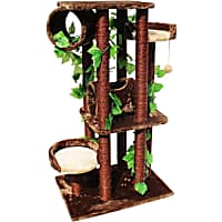 Kitty Mansions Oak Cat Tree