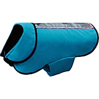 Healers Spot-Lite Dog Reflective Jacket with Teal LED Lights
