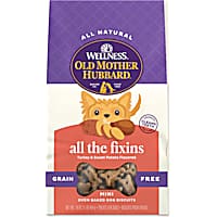 Wellness Old Mother Hubbard All The Fixins Grain Free Natural Mini Oven-Baked Biscuits Dog Treats