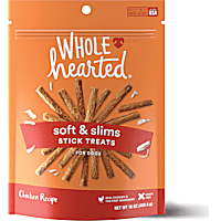 WholeHearted Grain Free Soft and Chewy Chicken Recipe Dog Stick Treats