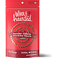 WholeHearted Grain-Free Tender Tidbits Beef Recipe Dog Training Treats