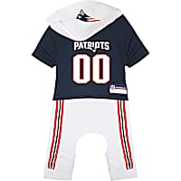 Pets First New England Patriots Team Uniform Onesi for Dogs