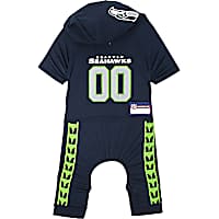 Pets First Seattle Seahawks Team Uniform Onesi for Dogs