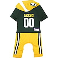 Pets First Green Bay Packers Team Uniform Onesi for Dogs