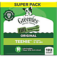 Greenies Original Teenie Natural Dog Dental Care Chews Oral Health Dog Treats