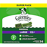 Greenies Original Large Natural Dog Dental Care Chews Oral Health Dog Treats