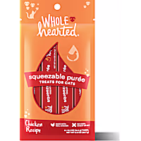 WholeHearted Chicken Recipe Puree Squeezable Cat Treats
