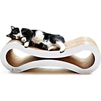 PetFusion Ultimate Cloud White Cat Scratcher Lounge