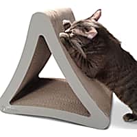 PetFusion 3-Sided Warm Gray Vertical Scratcher
